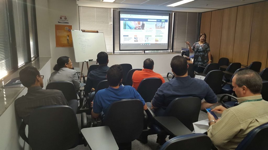 Treinamento com áreas de RH