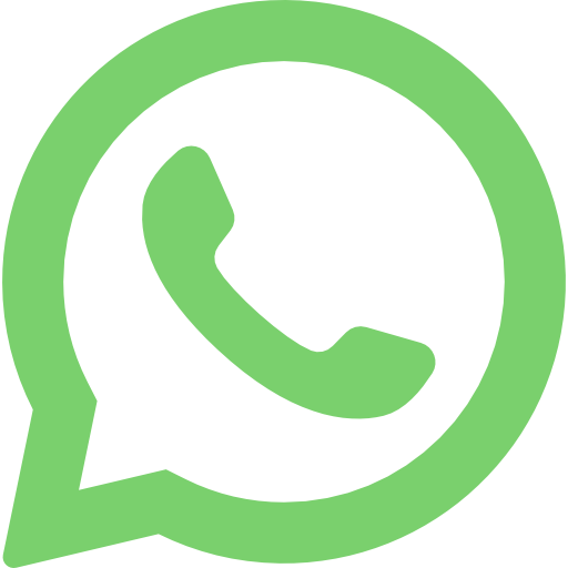 Imagem com a logo do WhatsApp, um balão de fala verde com um telefone também verde dentro